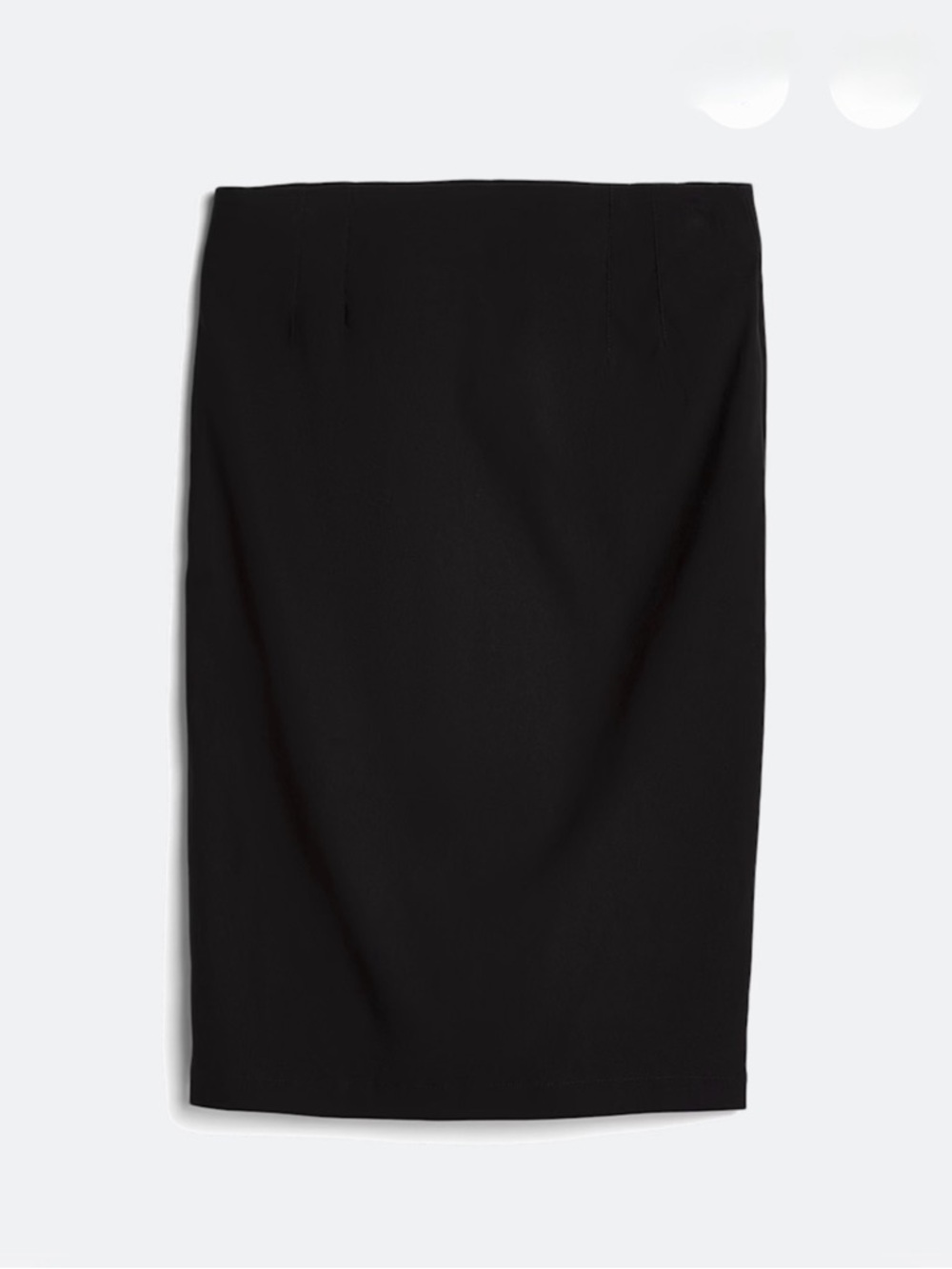 Tribal Black High-Waist Pencil Skirt